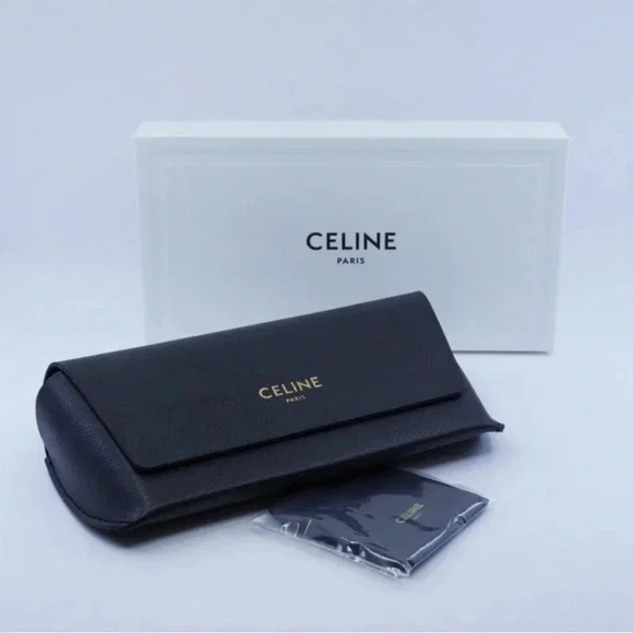 Celine Brown Tortoiseshell Glasses with Double-Bridge Design - Picture 3 of 5